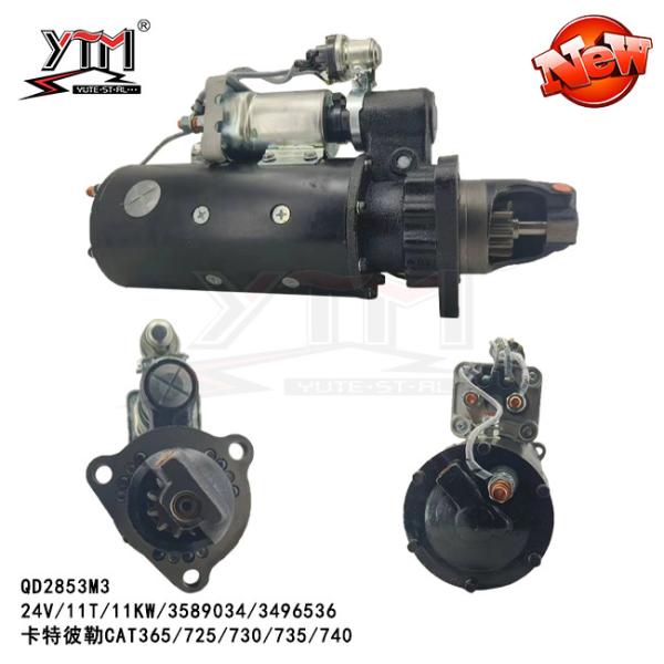 Buy cheap QD2853M3 Starter Motor For Caterpillar CAT365/725/730/735/740 3589034 3496536 from wholesalers