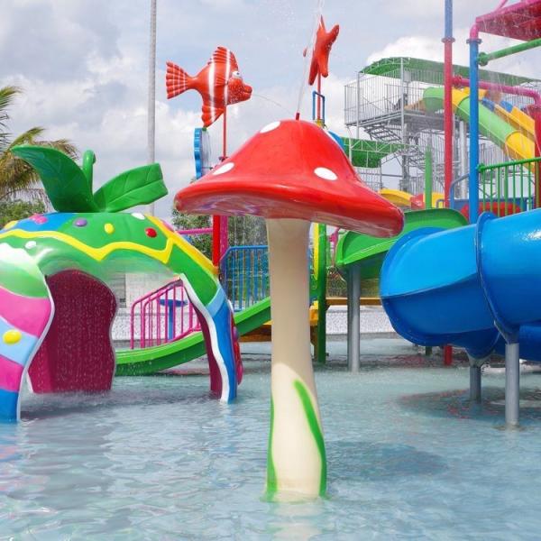 Buy cheap Fiberglass Material Water Park Splash Pad Small Toys Equipment from wholesalers
