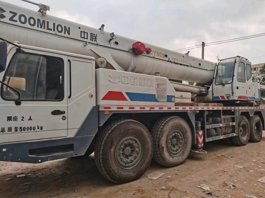 Used Engineering Construction Machinery Zoomlion Qy80V