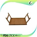 Wholesale bamboo snack and breakfast bamboo wood food serving tray