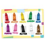 PVC Free Plastic Dinner Placemats , Disposable Table Mats For Babies