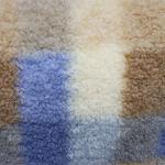 Non Toxic Square Light Coral Throw Blanket Minky Fur Blanket