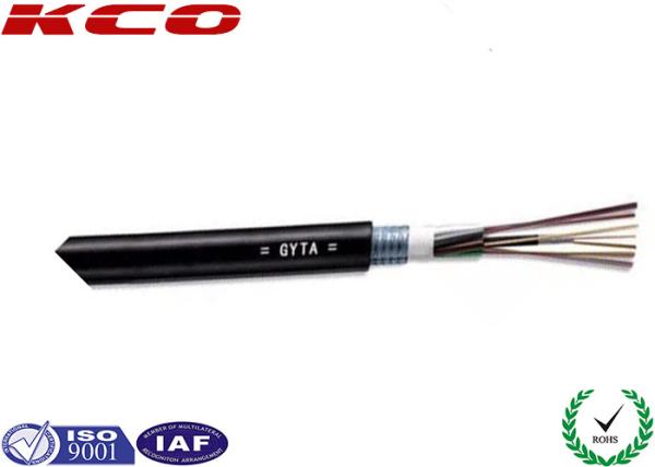Buy cheap GYTA Outdoor Optical Fiber Cable Single Mode Outdoor With Aluminum Tape Layer from wholesalers