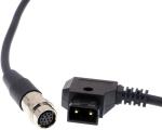 Copper Conductor D Tap Male Coiled 12 Pin Hirose Power Cable