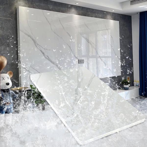 Buy cheap Home Decoration TV Background Wall Waterproof And Moisture-proof Marble Wood Veneer Wall Panels from wholesalers