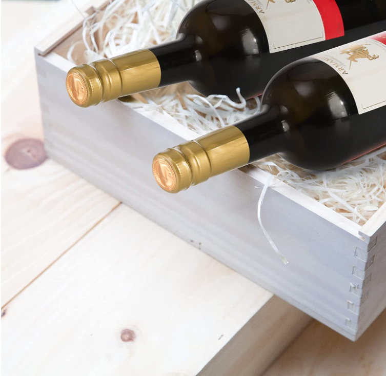 OEM ODM Custom Wine Bottle Cork With Black Plastic Top Gold PVC Shrink Capsule