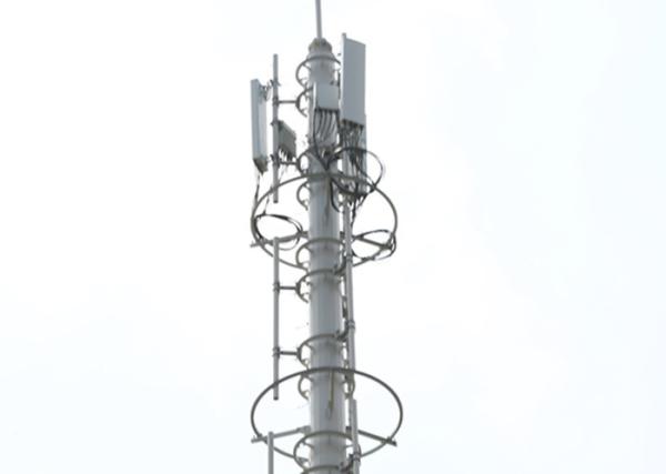 18 - 55M Monopole Telecommunications Tower , AWS D1.1 Monopole Communication