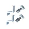 Buy cheap Aluminum Solar Panel End Clamp Weatherproof Photovoltaic Support Fixture from wholesalers