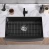 Buy cheap Farmhouse Apron Front Kitchen Sink Ceramic 30In Single Bowl Kitchen Sink Matte Black from wholesalers
