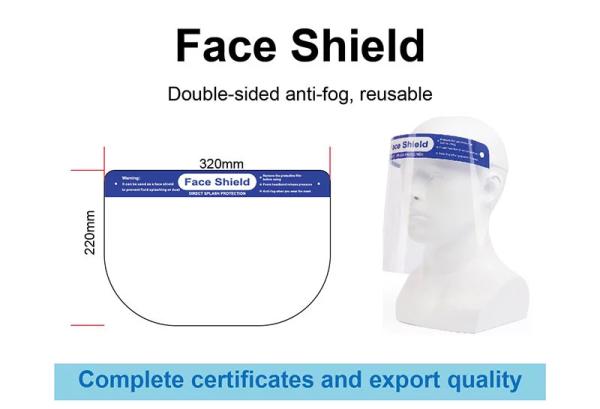Buy cheap Adult Children CE FDA Transparent Plastic Face Shield from wholesalers