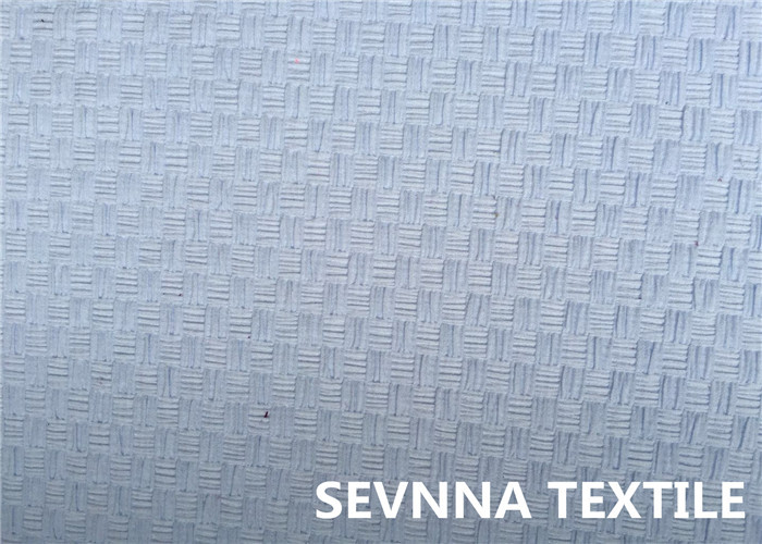 Semi Dull Textured Recycled Nylon Fabric Activewear Textiles With Jacquard Stripes