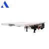 Buy cheap Twist Locks 4 Sets/12 Sets 3 Axles Heavy Duty Steel Shipping Container Flatbed Frame Semi Trailers for Transportation from wholesalers
