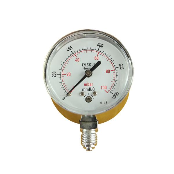 Buy cheap 63MM 50mm Low Pressure Gauge 0-15 Psi 20 Psi Capsule Meter Accuracy Class2.5 from wholesalers