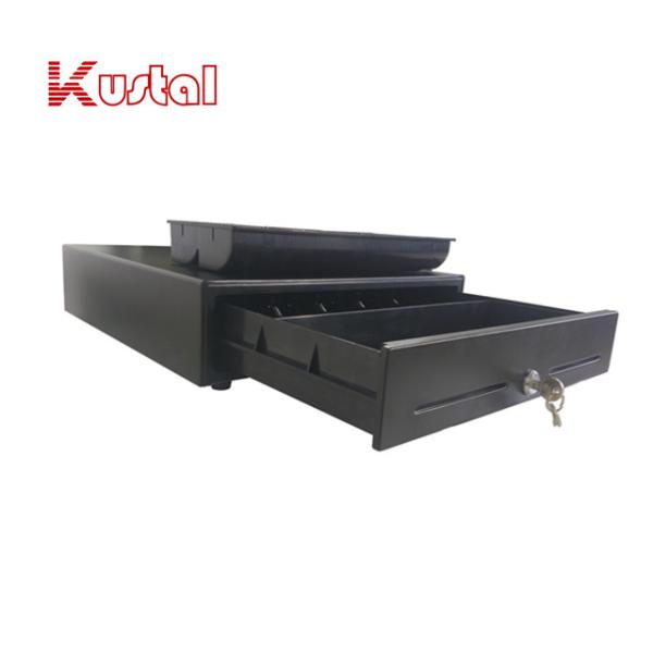 Buy cheap 410mm 12V Metal Structure POS HIPS Plastic Economical Cash Drawer from wholesalers