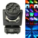 LED High Power Indoor Beeye Moving Head 7pcs 40W RGBW Light For Stage Disco