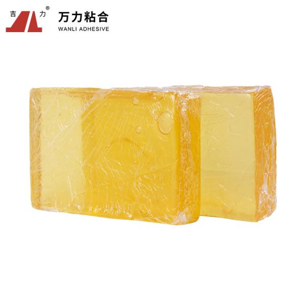 Buy cheap Yellow Solid Hot Melt Packaging Seal Adhesives For Waybill Labeling TPR-4376A from wholesalers