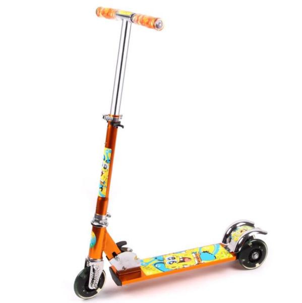 Buy cheap Full Aluminum Kids 3 Wheel Adjustable Scooter With Light Up PU Wheels from wholesalers