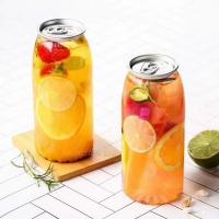 Buy cheap Customized Plastic Beverage Bottles PET Cold Milk Juice Bottles 300ml 500ml 700ml product