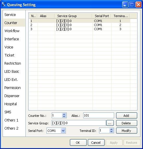 Arabic Language Juumei Wireless Queue Management Solution Software in Dubai
