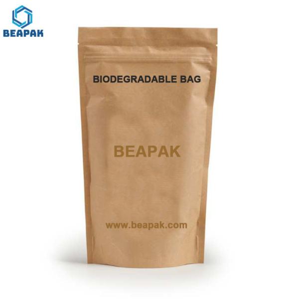Buy cheap Zipper Biodegradable PLA Stand Up Coffee Bag 200 Microns from wholesalers