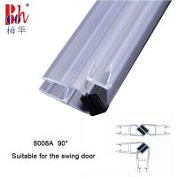 Buy cheap 10mm 90° Bathroom Shower Door Seal Strip PVC Magnetic Door Weatherstrip product