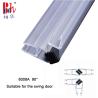Buy cheap 10mm 90° Bathroom Shower Door Seal Strip PVC Magnetic Door Weatherstrip from wholesalers
