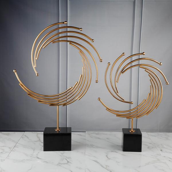 Buy cheap Iron Metal Golden Phoenix Sculpture For Home Interior from wholesalers