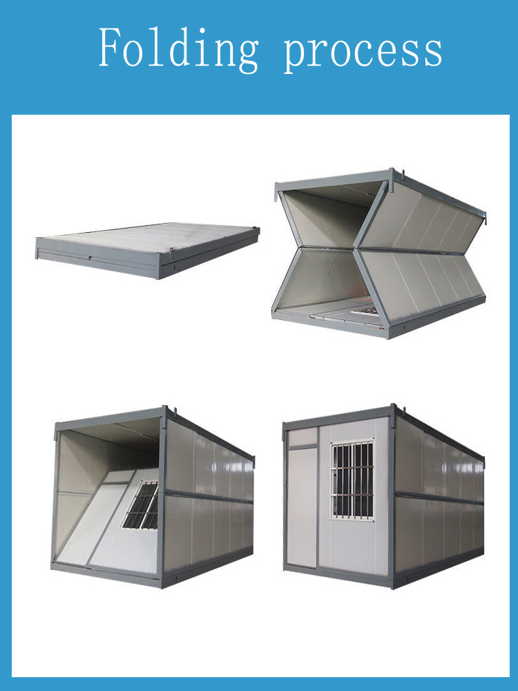 Detachable Prefab Modular Container Homes Mobile Foldable Tiny House Fast Install