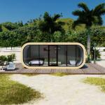 Modern House 20Ft 30Ft 40Ft Mobile Apple Cabin In Prefab House in Modern Design