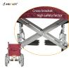 Buy cheap X Frame Folding OEM 27.56lbs Lightweight Manual Wheelchair from wholesalers