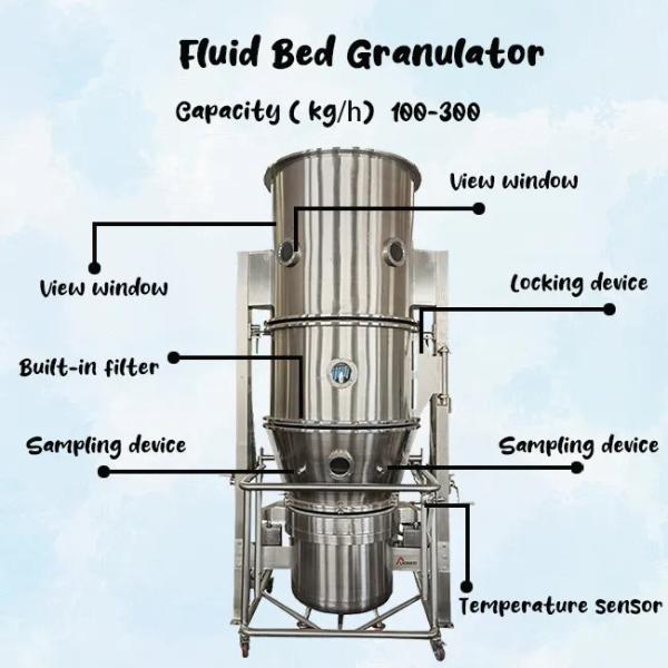 Buy cheap Environmental Protection Fluid Bed Dryer Granulator Mixer 200KG 300KG from wholesalers