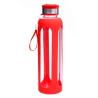 Buy cheap 500ml Colorful Drinking Glass Sports Water Bottle With Silicone Sleeve from wholesalers