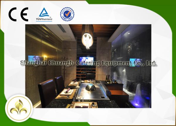 Electrostatic Precipitator Teppanyaki Cooking Plate Restaurant Hibachi Grill
