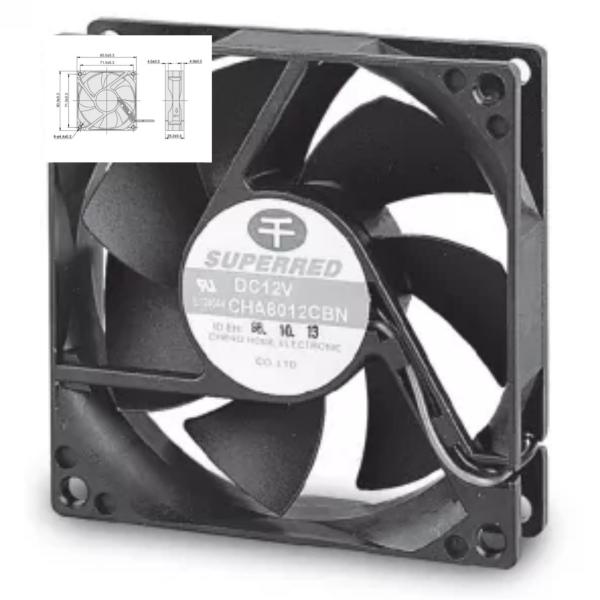 Buy cheap 12V DC Black Cooling Fan Frame Plastic PBT 94V0 Black CPU Cooler from wholesalers