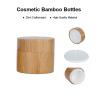 Buy cheap 25ml Bamboo Cosmetic Jars Bamboo Cosmetic Packaging With White Plastic Core from wholesalers