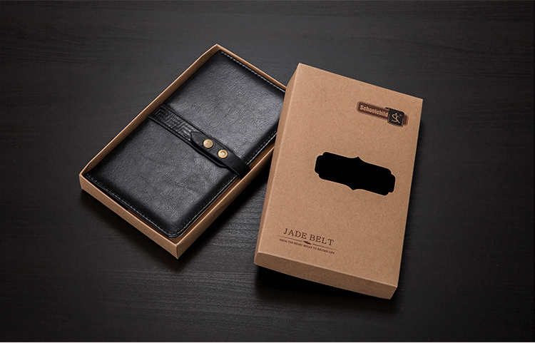 Custom Pu Leather Notebook With Company Logo For Business B5 / Customized Size