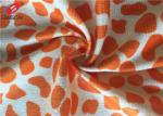 Printed Faux Fur 100 % Polyester Velvet Fabric , Tear - Resistant Plush Velboa