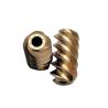 Buy cheap Brass Cnc Worm Gear Components 120mm Length 1 Lead 0.5 Module from wholesalers