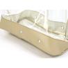 Buy cheap PU Leather Stitch PVC Clear Tote Bag Strong Bearing Capacity For Shopping / Pet Carry from wholesalers