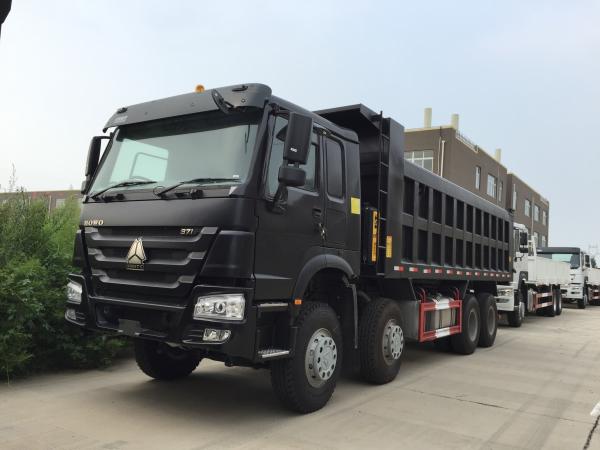Buy cheap Brand New HOWO 8X4 12 Wheels 40 ton construction work big dump truck from wholesalers