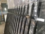 Customized Black Zinc Steel Metal Garrison Fence Panels Maintenance Free