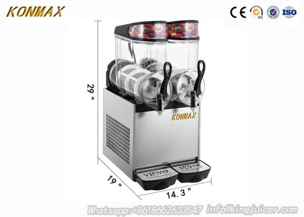 Stainless Steel Commercial Margarita Machine Milk Shake Inner - Outer Freezing