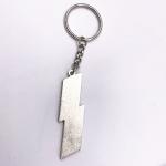 Professional Custom Metal Keychains / Silver Promotional Metal Keyrings