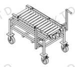 AGV Temporary Industrial Storage Trolley With 6" Silent Casters