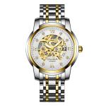 Automatic 2670 Men Mechanical Watches Hollow Luxury 5ATM Waterproof Alloy Case