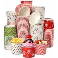Buy cheap Sustainable Leak Proof 5 Oz Paper Ice Cream Bowl Eco Friendly Customizable product
