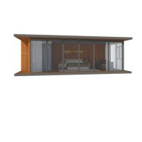 Buy cheap Light Wood Gray Prefab House Modern With 1 Story Prefab Homes product