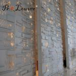 Aluminum Alloy Customized Design CNC Laser Cutting Wall in Hotel Lobby