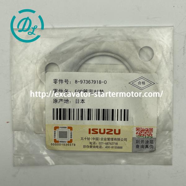 Buy cheap 8-97367918-0 Excavator EGR Pipe Gasket 8973679180 ISUZU 4HK1 Engine from wholesalers