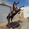 Buy cheap Bronze Life Size Horse Sculptures Copper Metal Animal Large Garden Statues Custom Outdoor from wholesalers